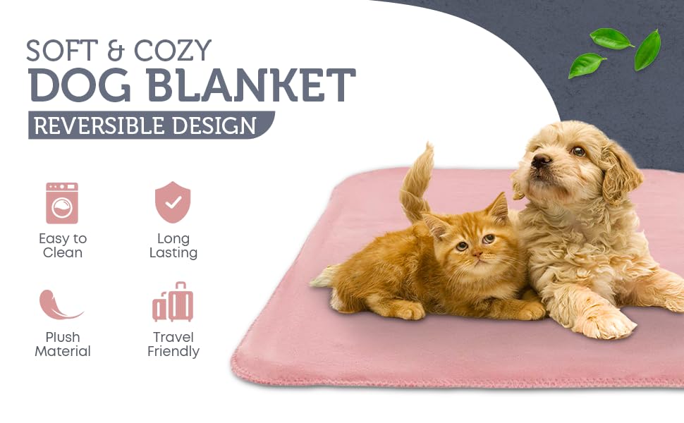 ShottuShop Waterproof Pets Blanket - 50"x60" inches, Medium Size Puppy Protector Throw Blanket for Dogs & Cats